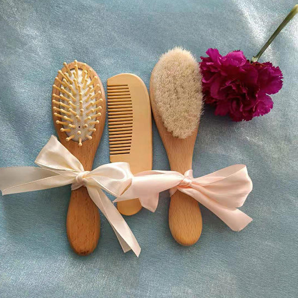 Laser Engraved Wool Wood Comb